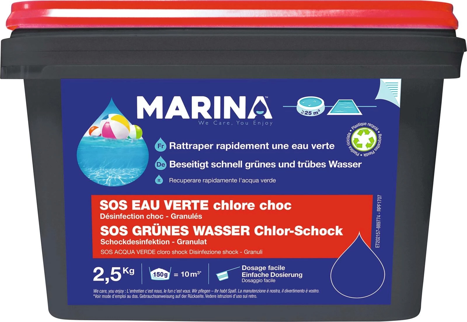 Chlorgranulat Schock 2.5 kg