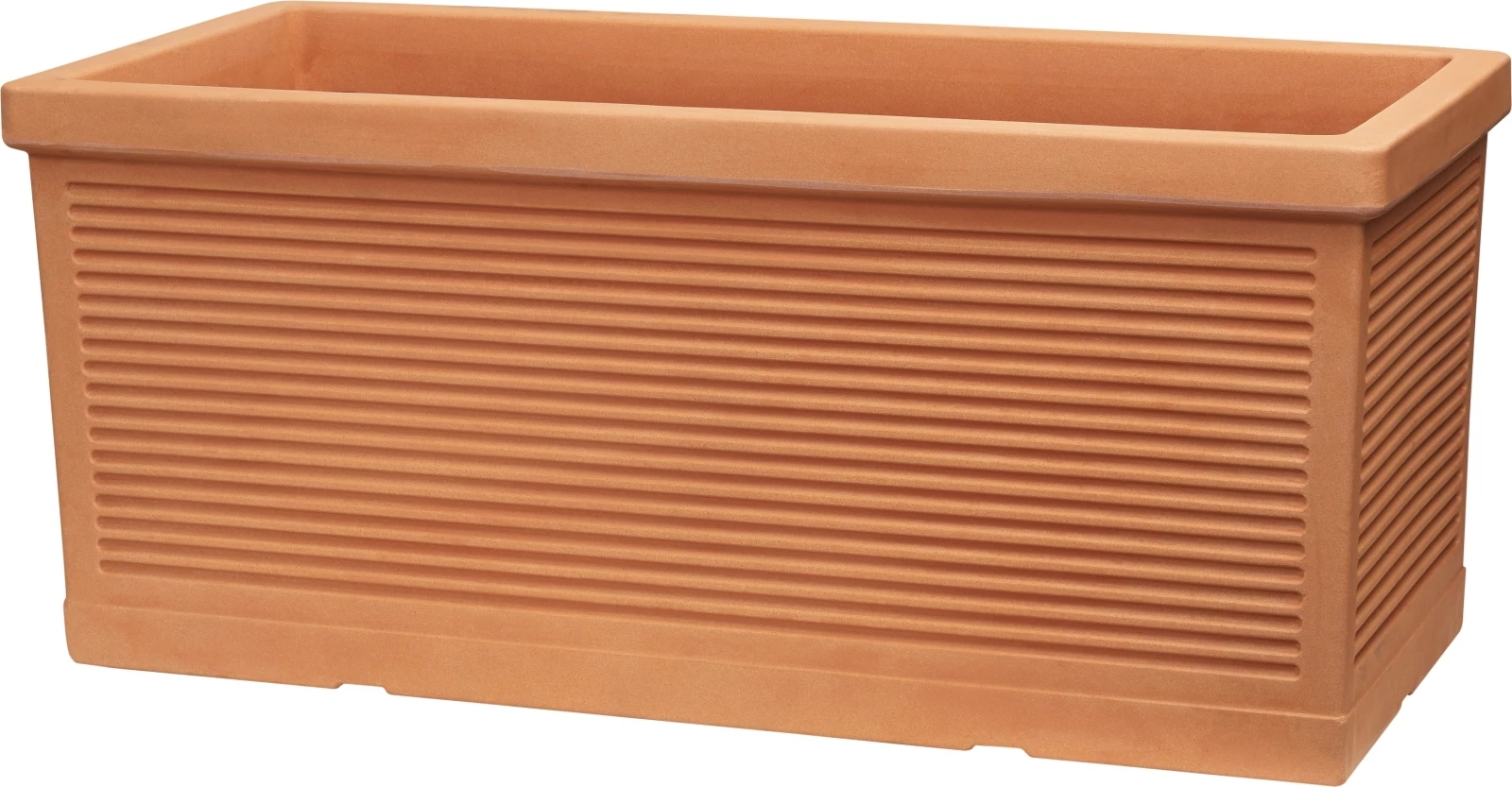 Blumenkasten terracotta 100 x 44 cm kaufen Pflanzgefässe Outdoor LANDI