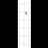 Rankgitter weiss 145 × 42 cm