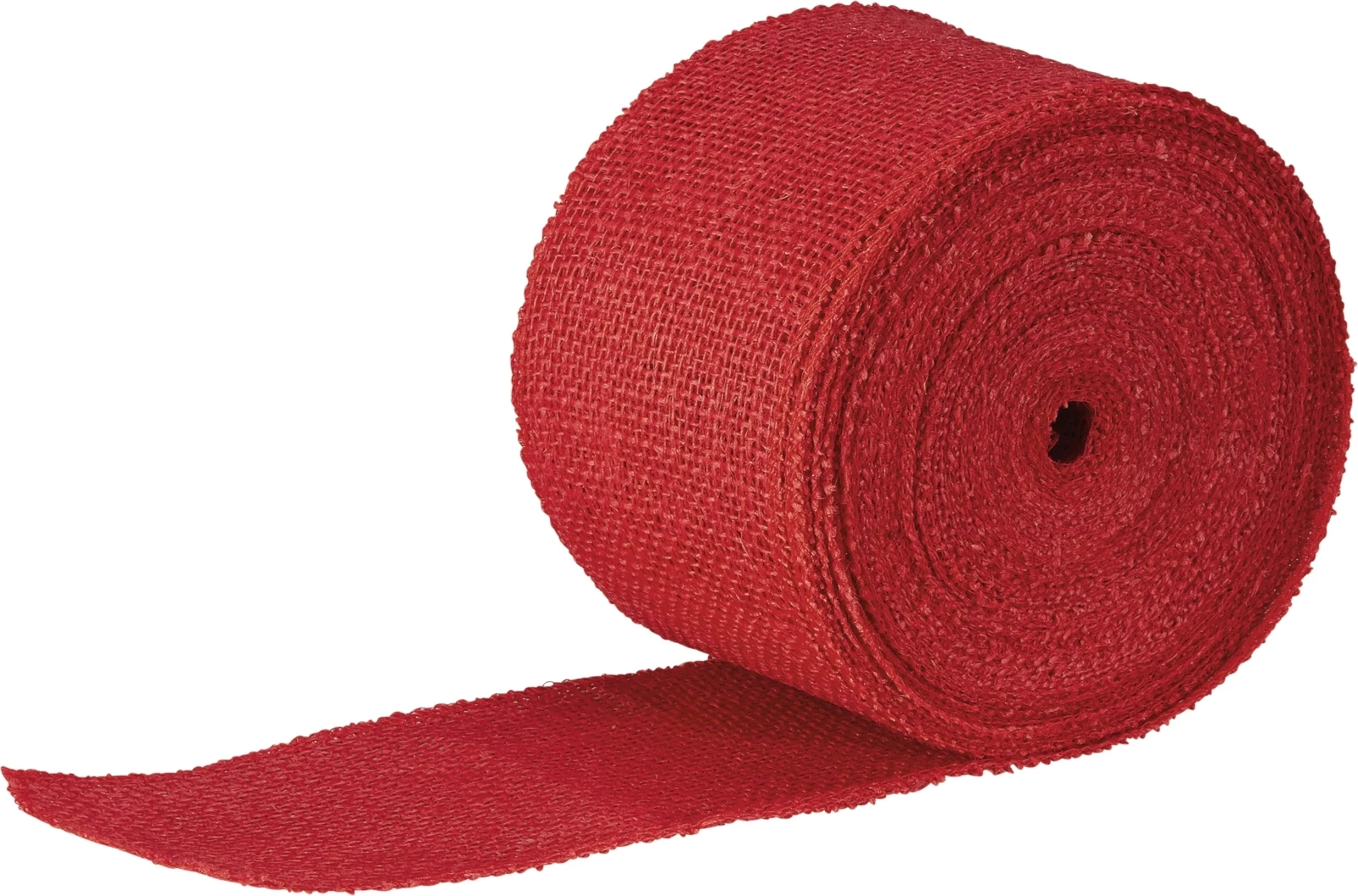 Bande en jute rouge 10cm×25m