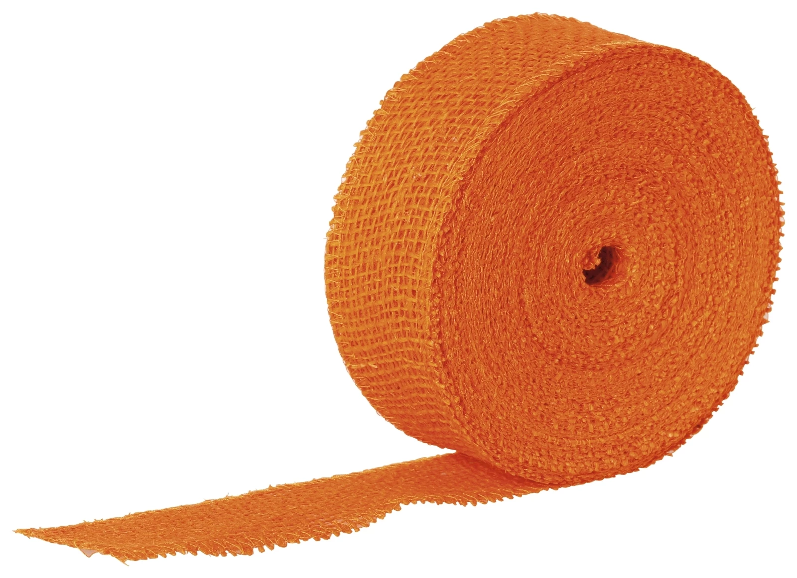 Bande en jute orange 5cm×20m
