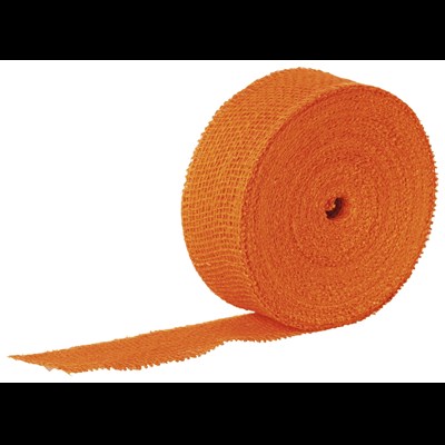 Bande en jute orange 5cm×20m