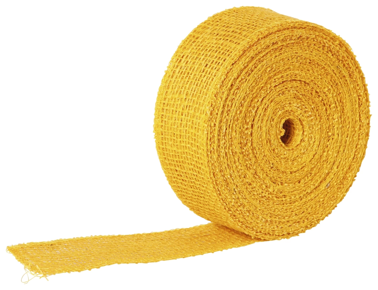 Bande en jute jaune 5cm×20m