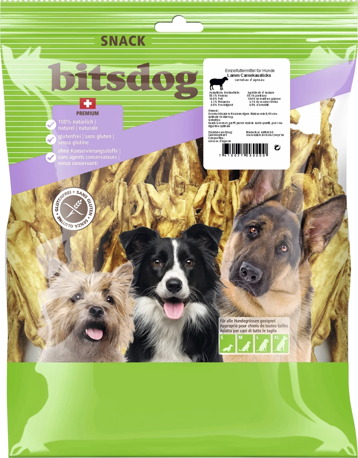 Hundesnack Lamm 500 g