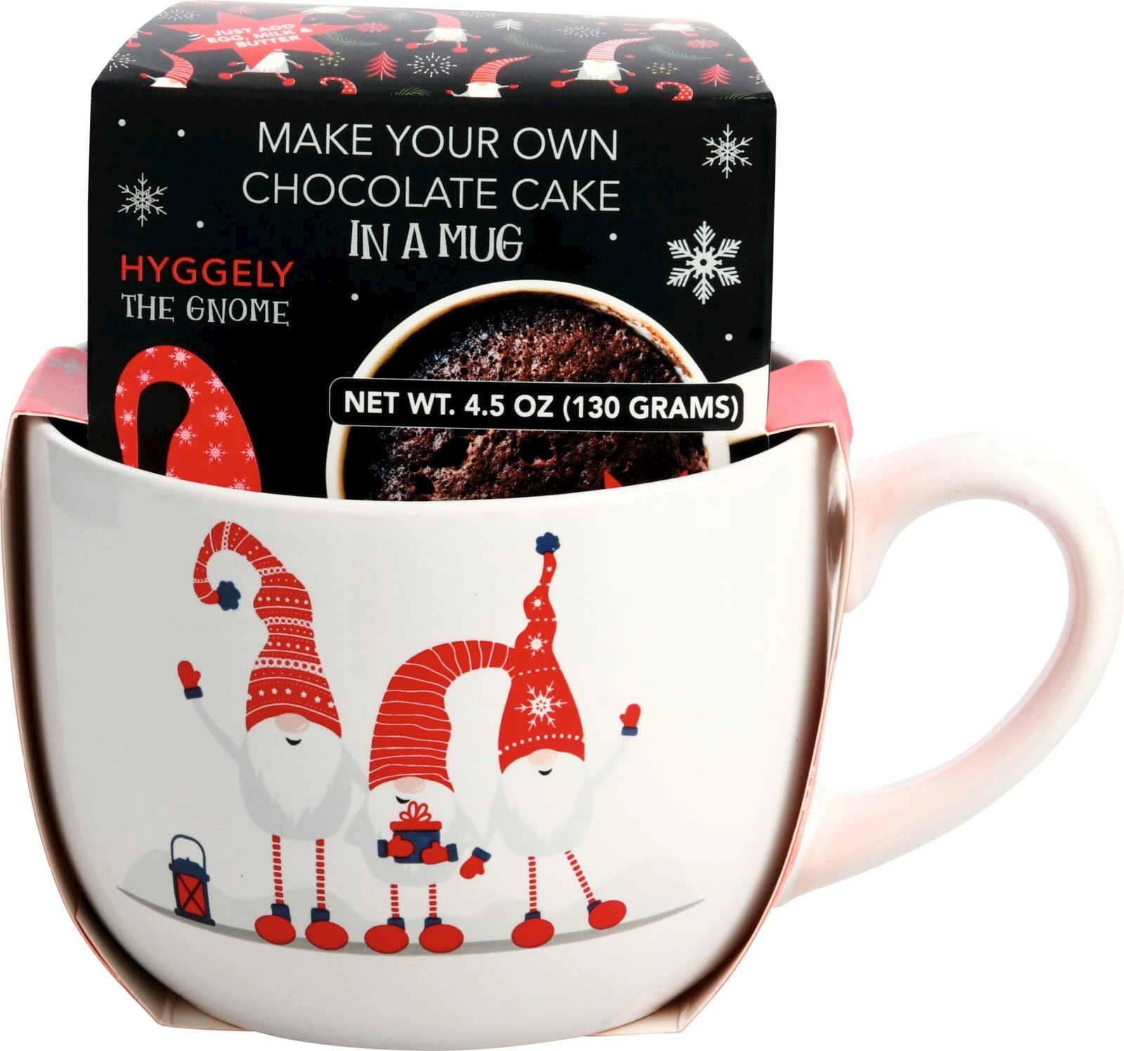 Tasse avec cake au chocolat