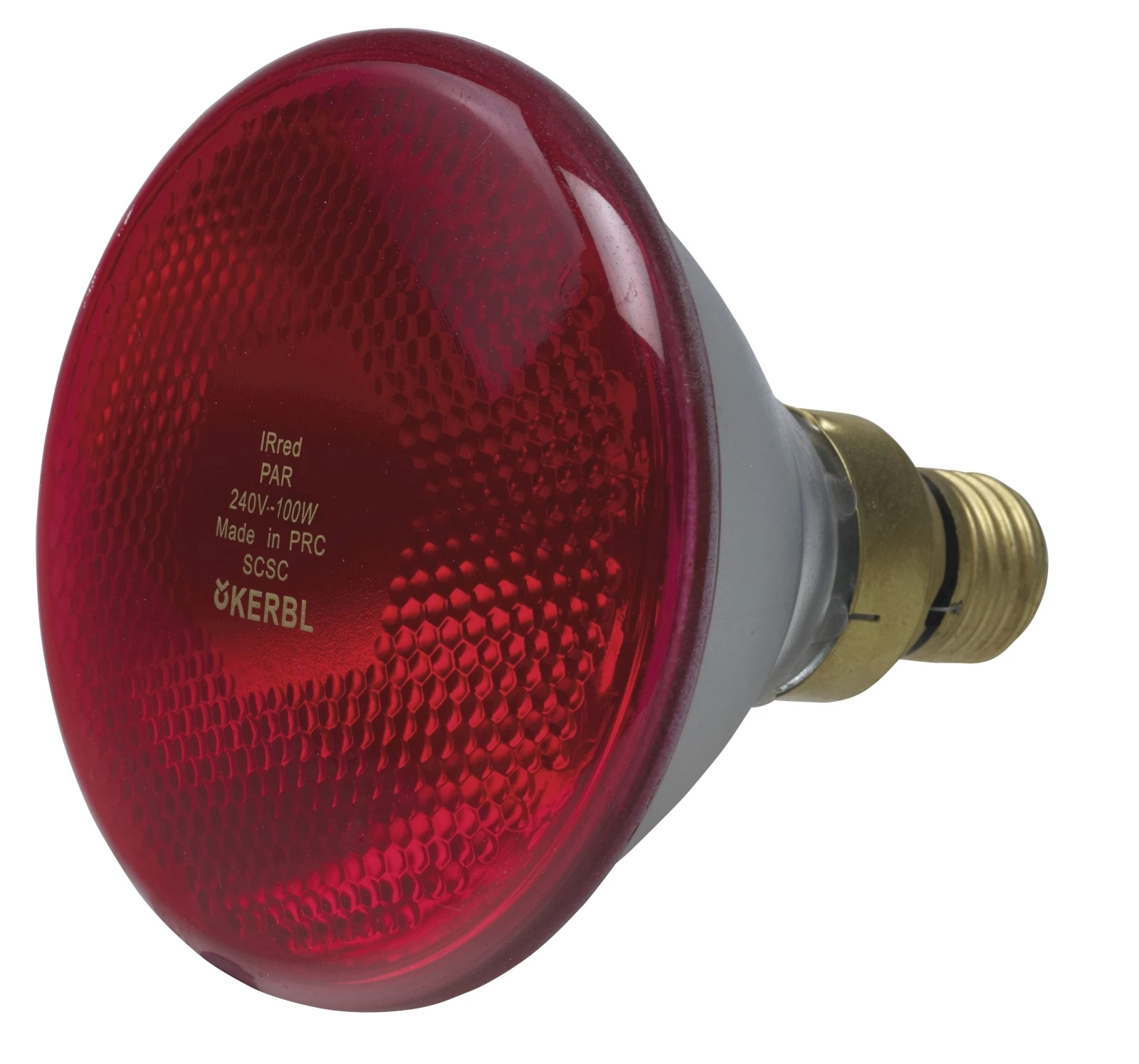 Lampe économique rouge 100W