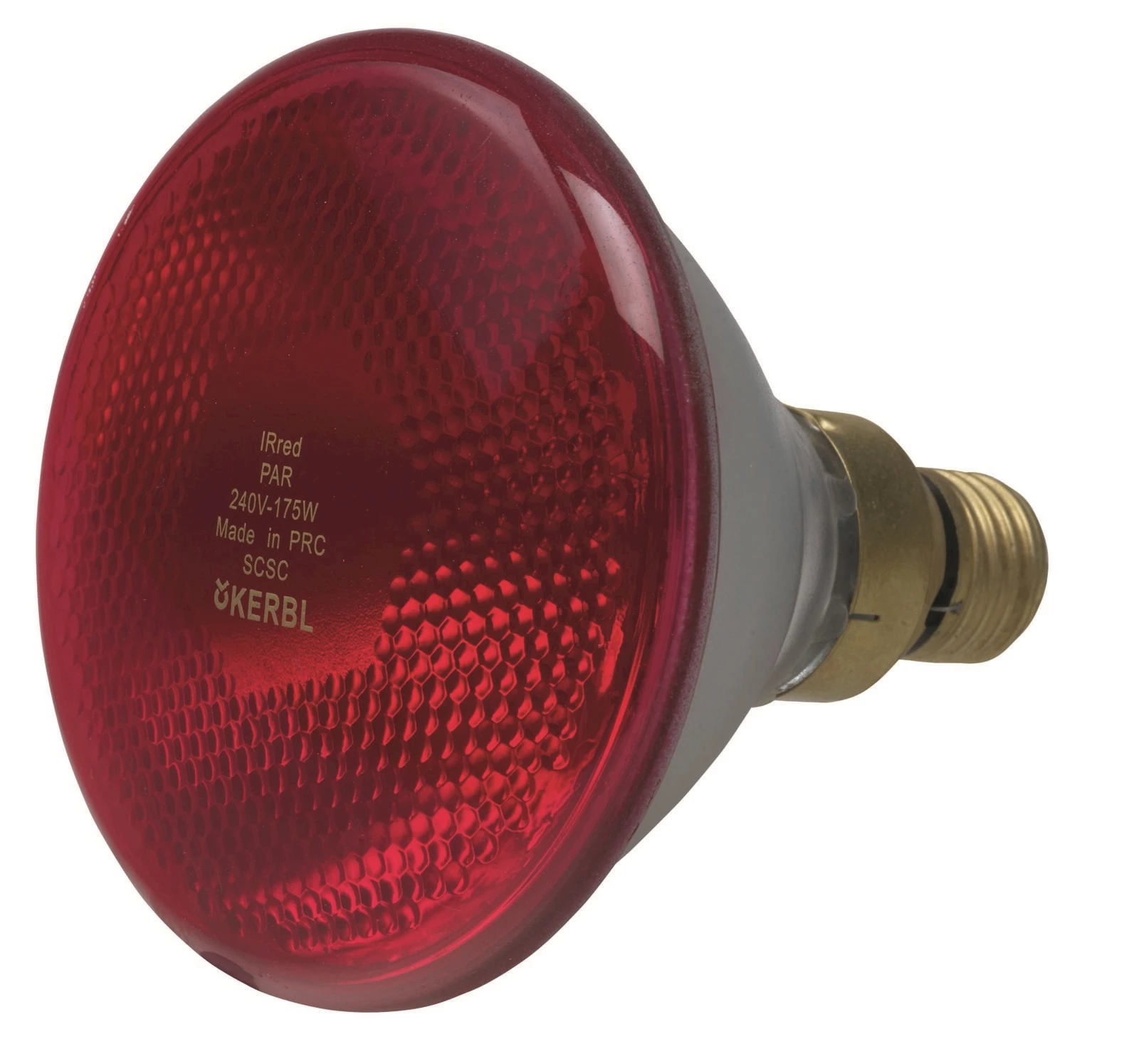 Lampe économique rouge 175W