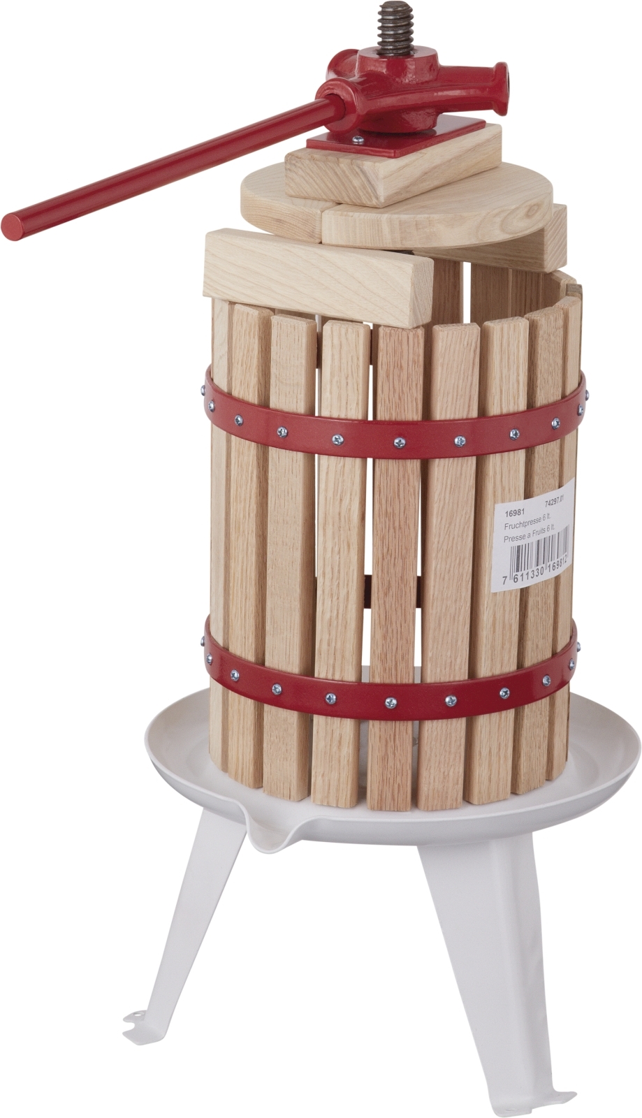 18L Obstpresse Pressbeutel Juicer Weinpresse Fruchtpresse 6L 