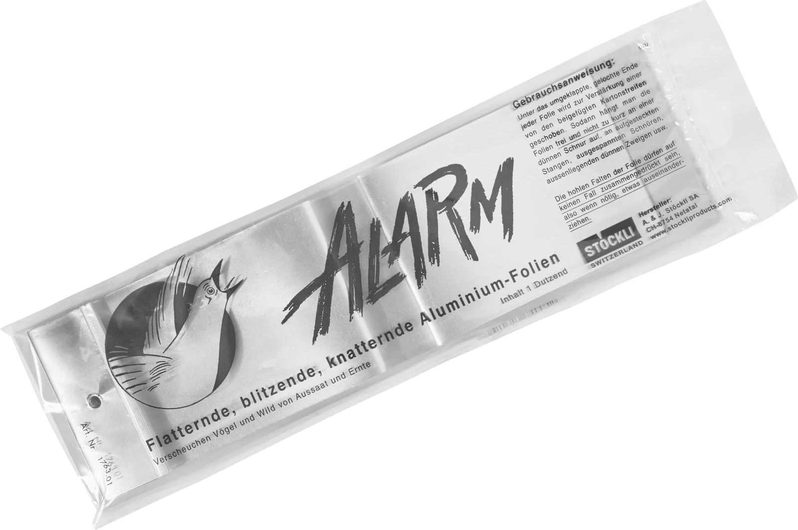 Feuille alarme oiseaux