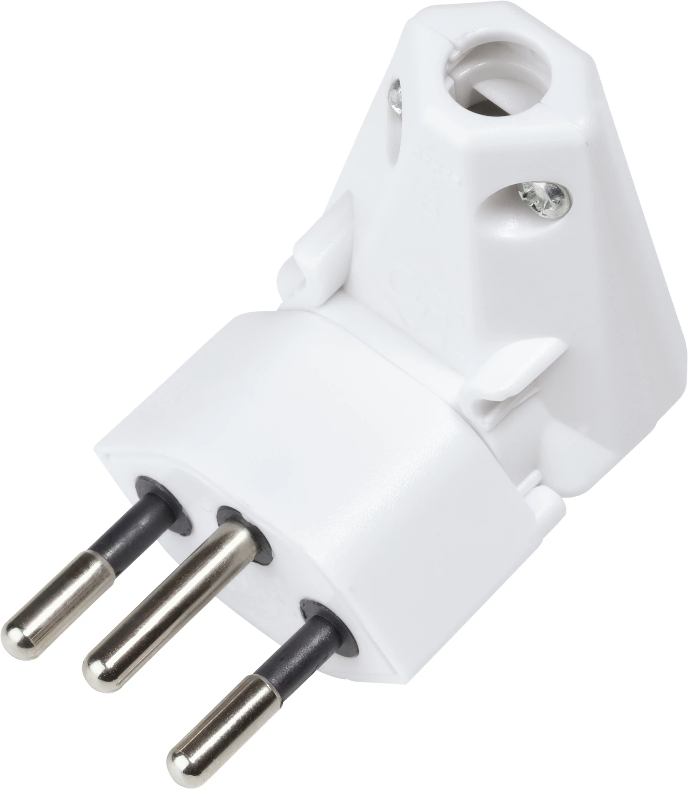 Connecteur angulaire blanc