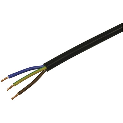 Kabel Td schwarz 3 × 1 mm², 10 m