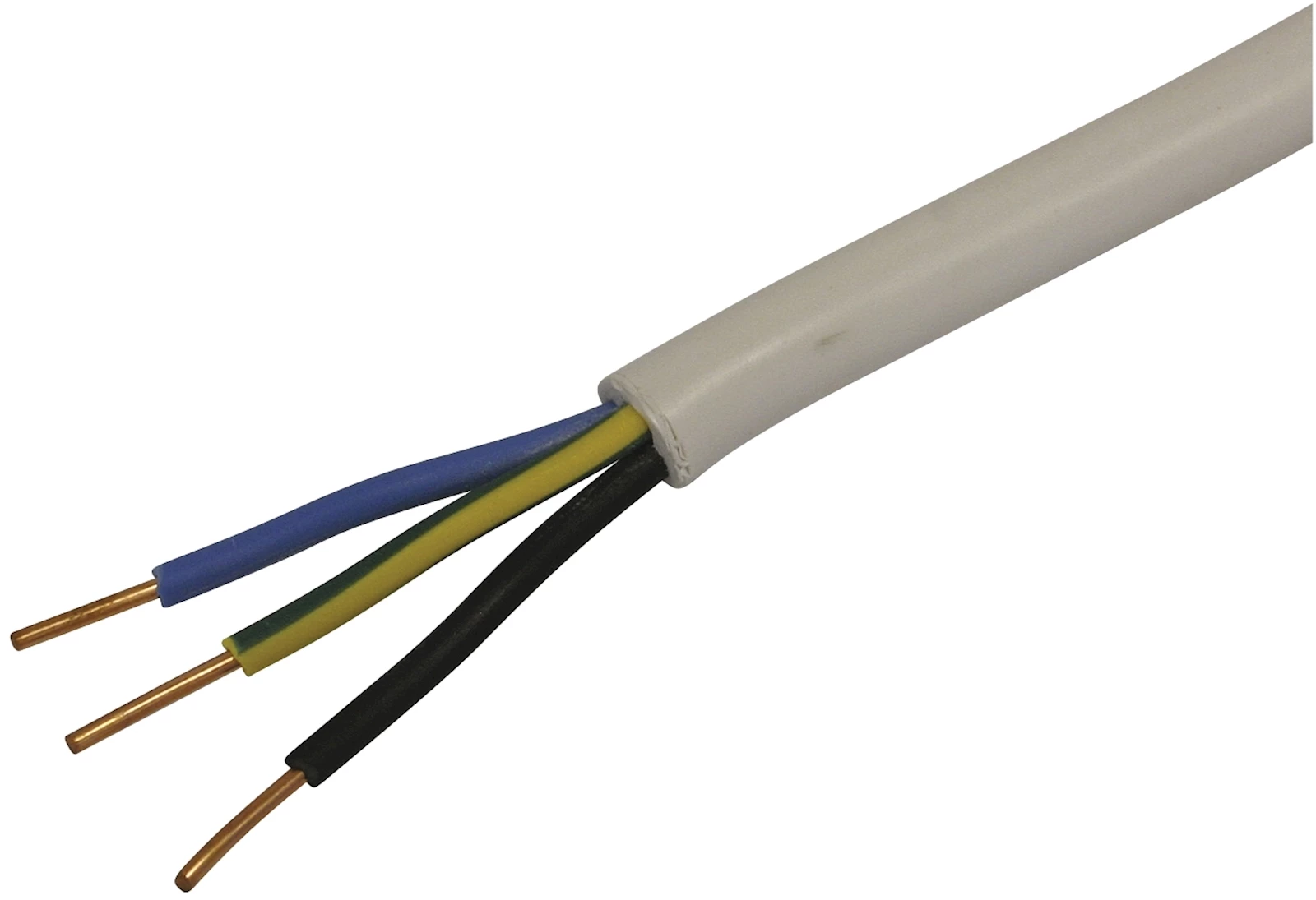 Kabel TT weiss 3 × 1,5 mm², 20 m