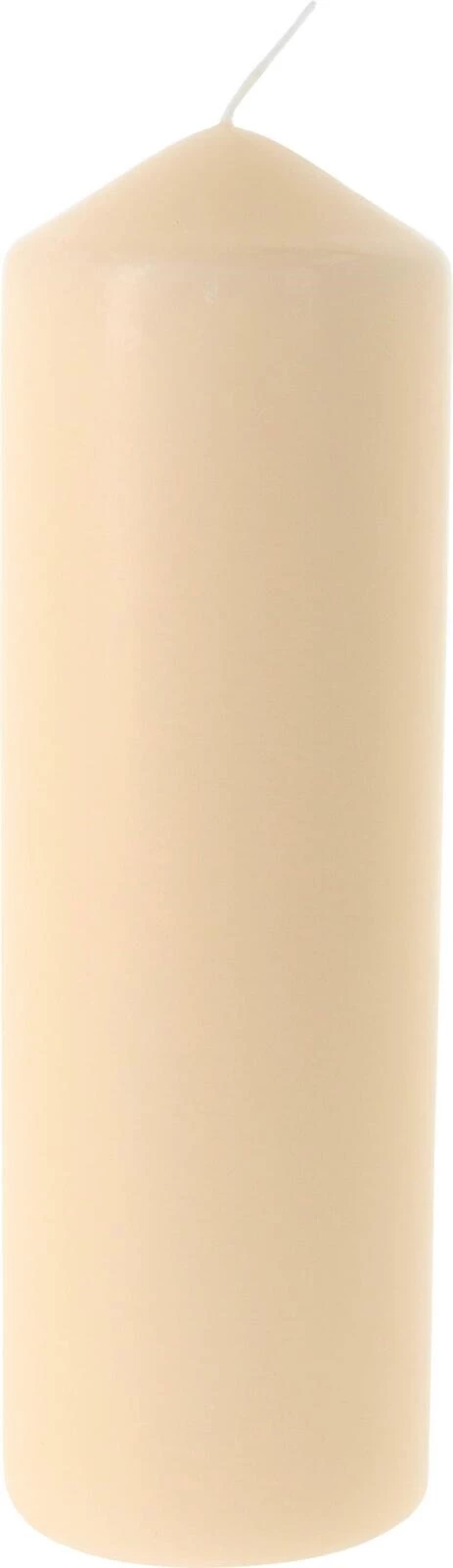 Zylinderkerze champagner 8 × 25 cm