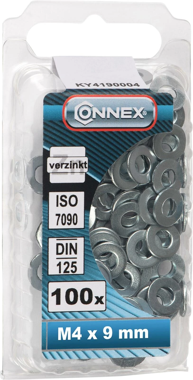 Unterlegscheiben M4 × 9 100 Stk