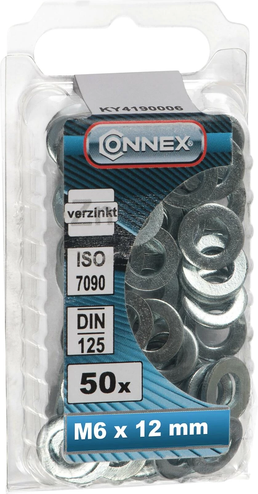 Unterlegscheiben M6 × 12 50 Stk