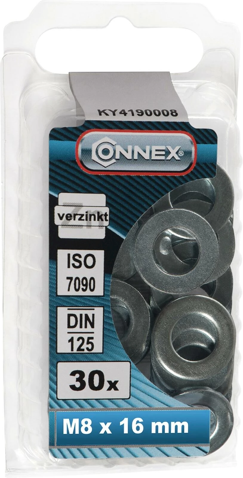 Unterlegscheiben M8 × 16 30 Stk
