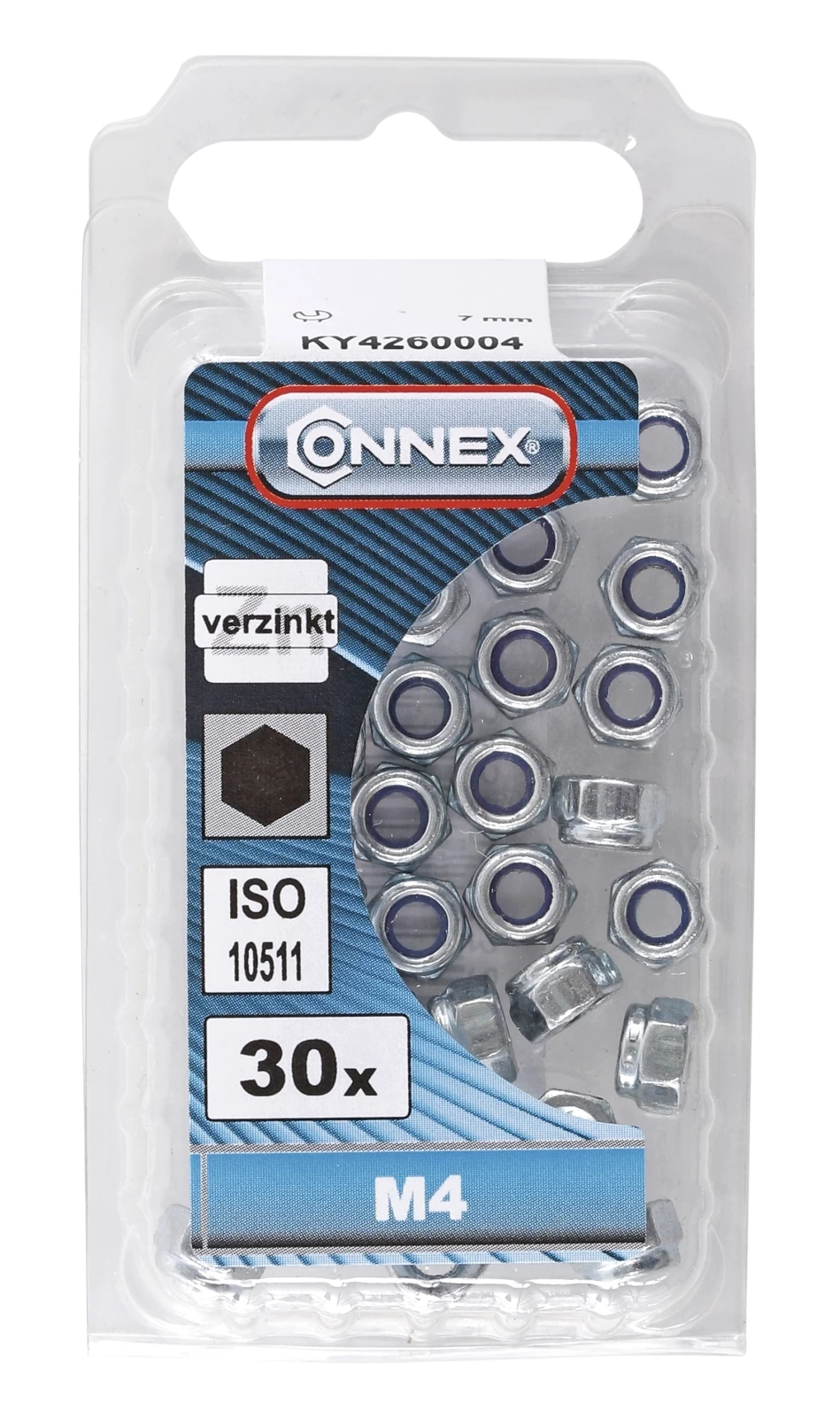 Sicherungsmuttern M4 30 Stück