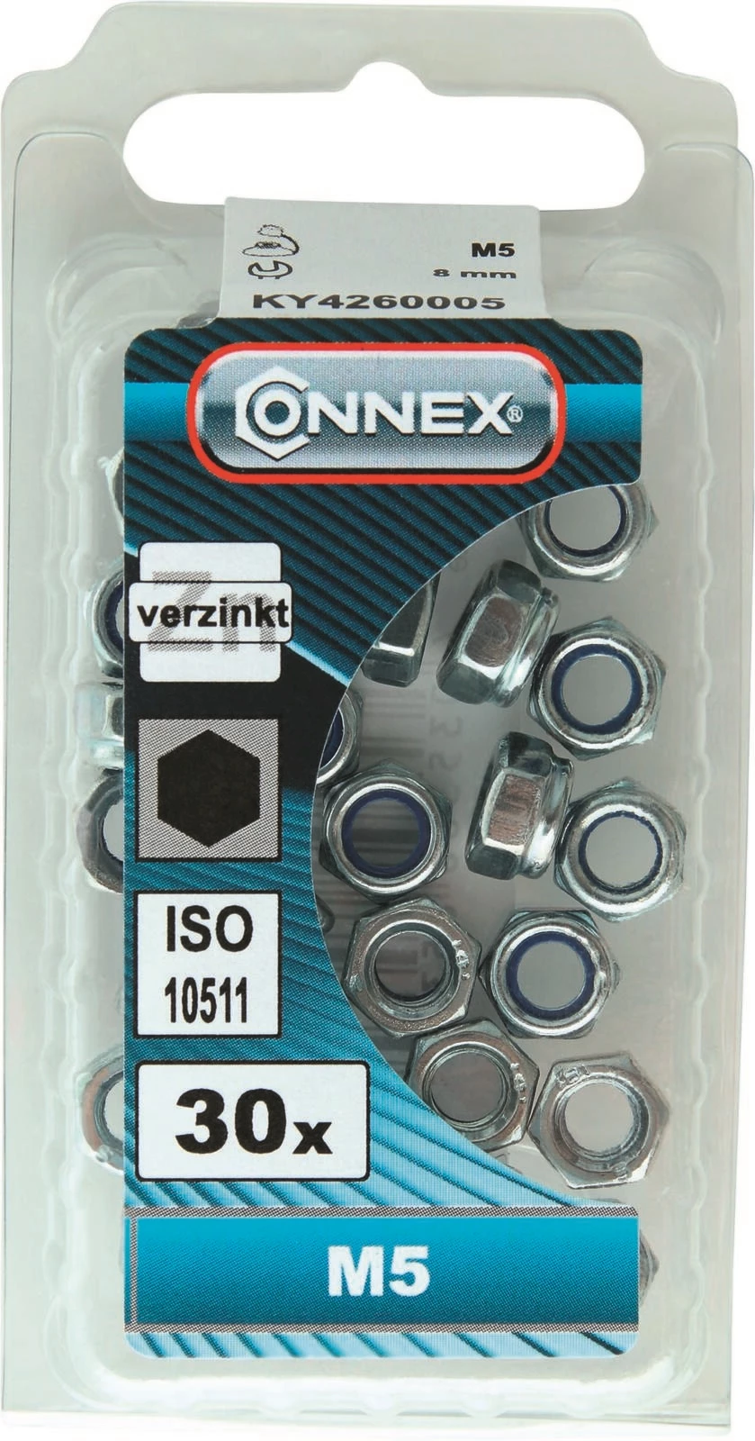 Sicherungsmuttern M5 30 Stück