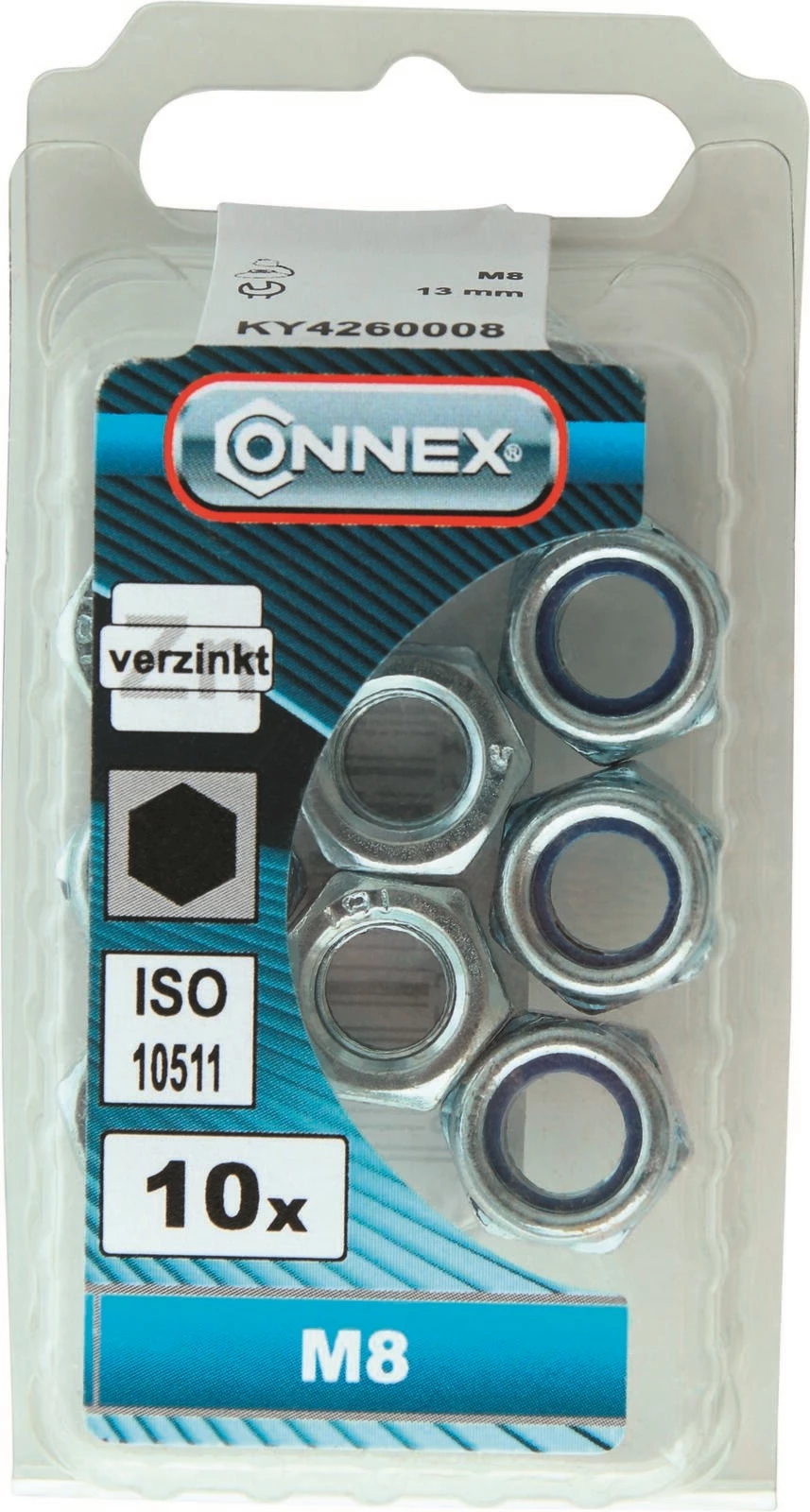 Sicherungsmuttern M8 10 Stück