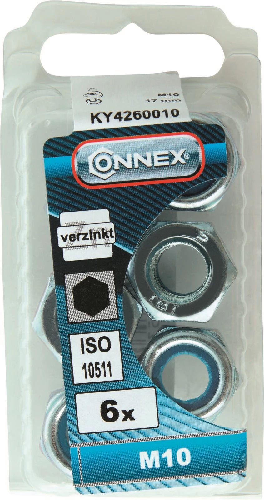 Sicherungsmuttern M10 6 Stück