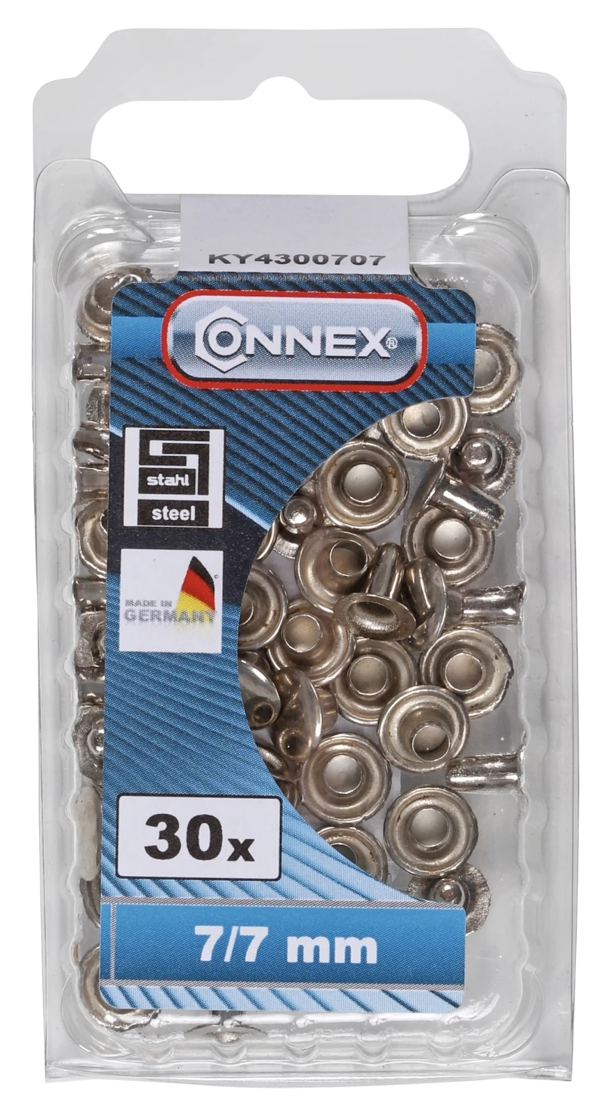 Hohlnieten 7/7 30 Stück