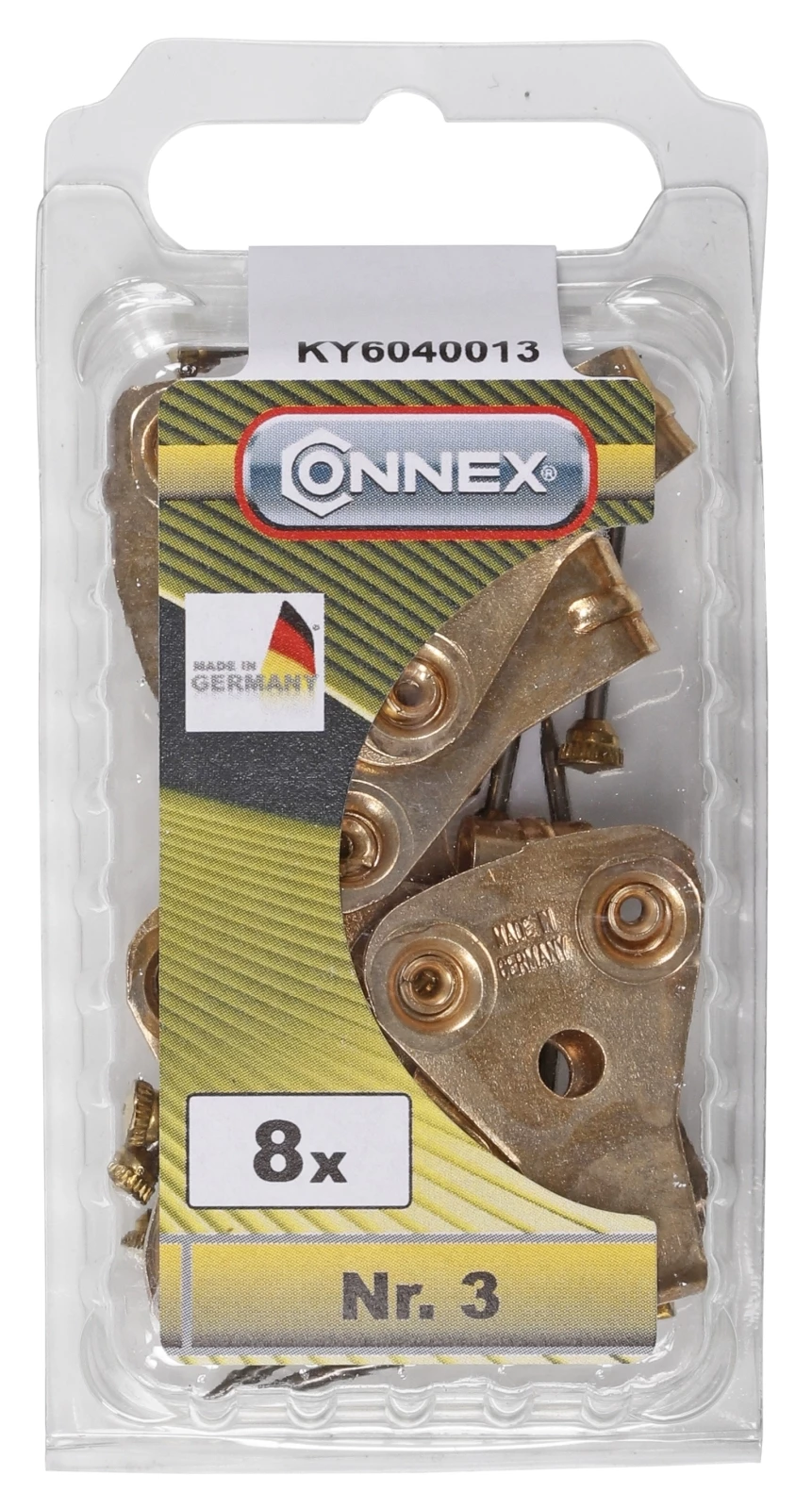 Wandhaken Nr. 3, 8 Stück