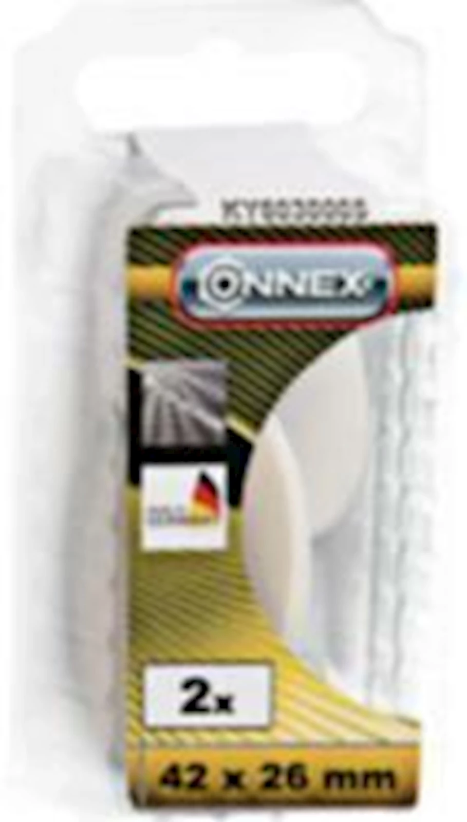 Klebehaken 42 × 26 mm 2 Stück