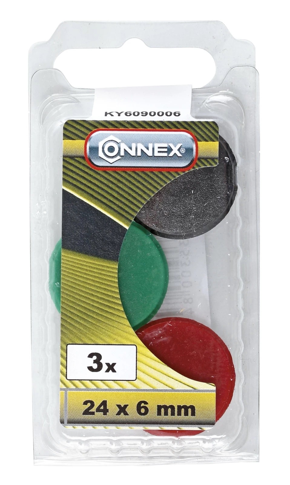 Haftmagnete 24 × 6 mm 3 Stück