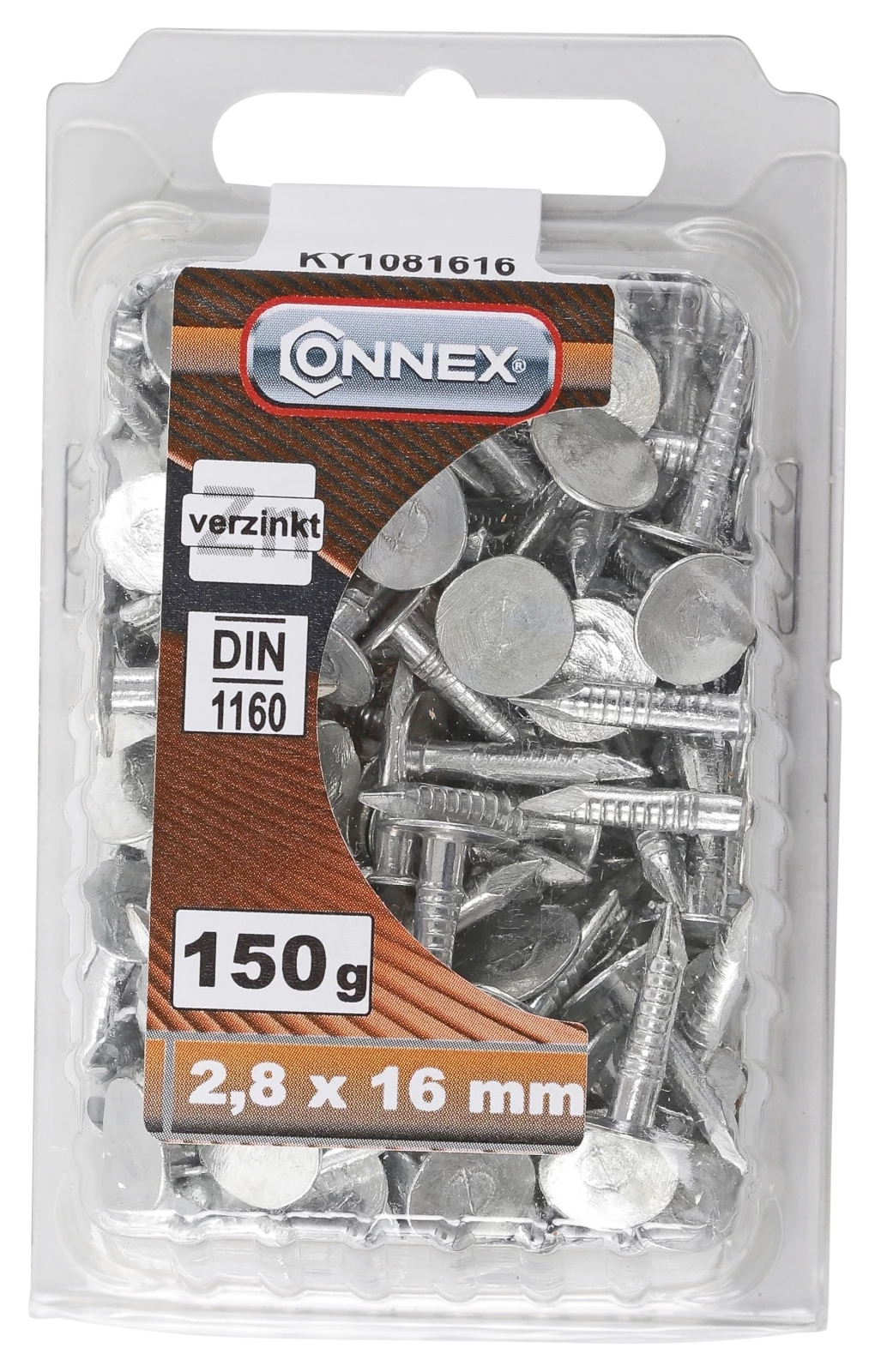 Pointes d'ardoise galv. 2×20mm 150g