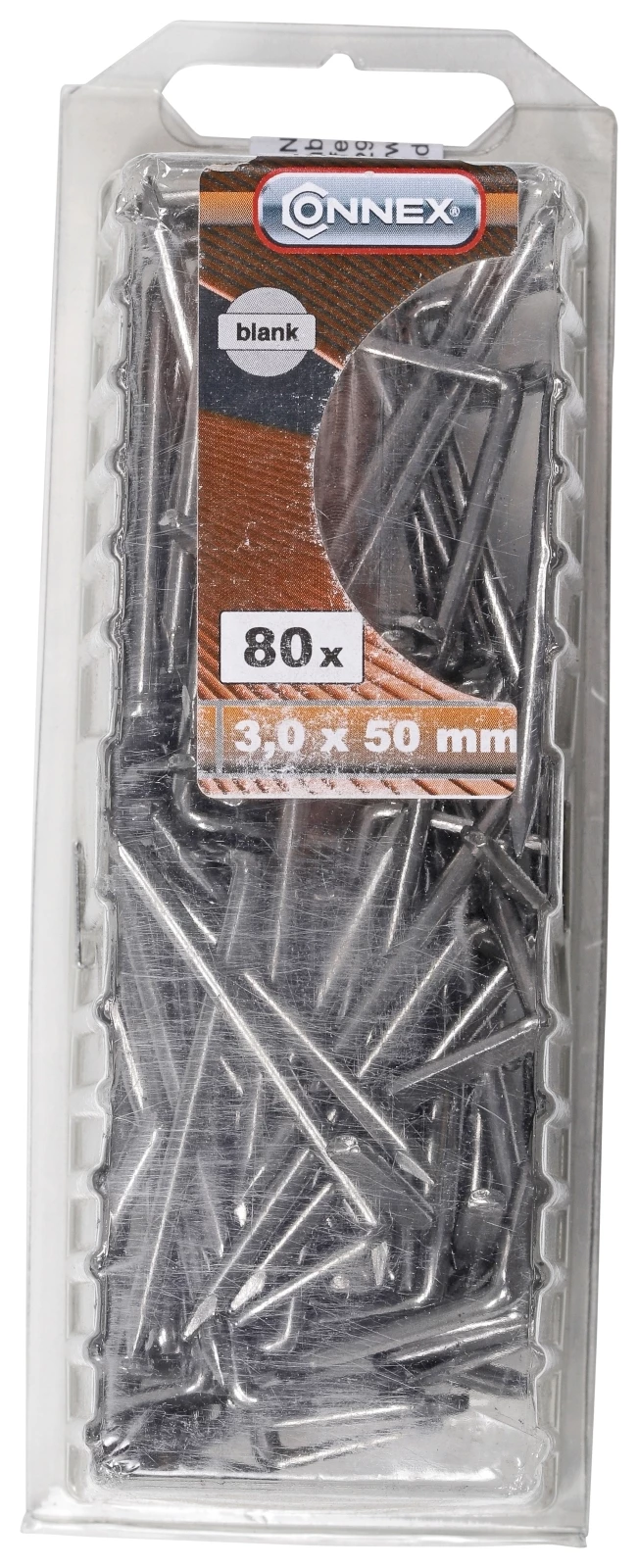 Hakenstifte blank 3×50mm 80 Stück