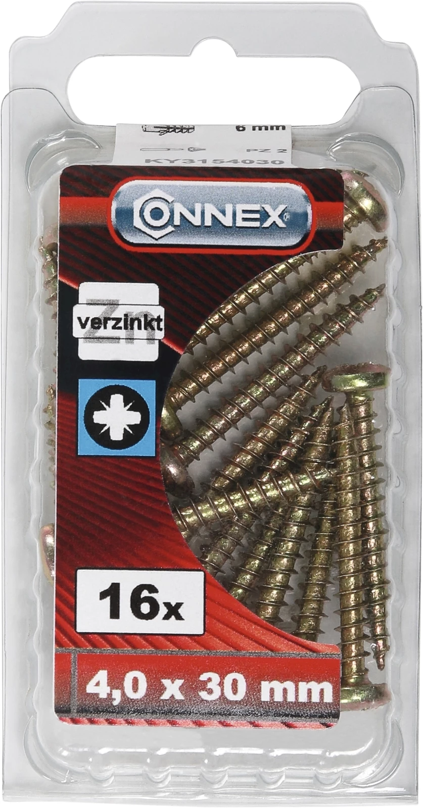 Universalschraube 4×30mm 16 Stück