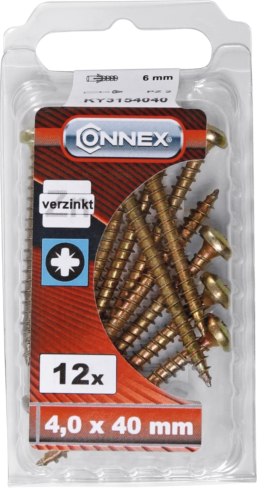 Universalschraube RuKo 4×40mm 12Stk