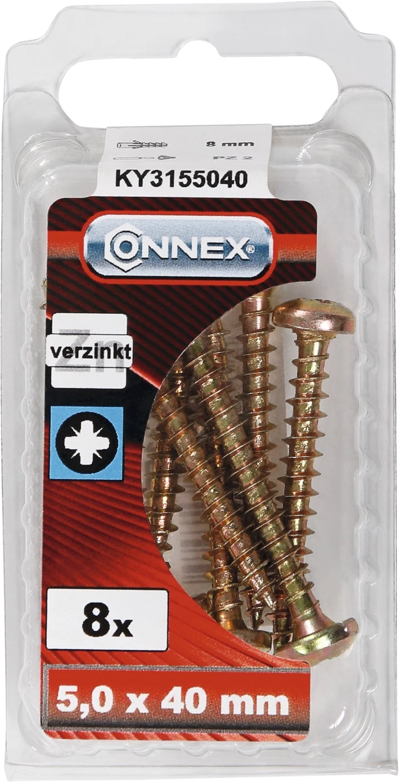 Universalschraube RuKo 5×40mm 8 Stk