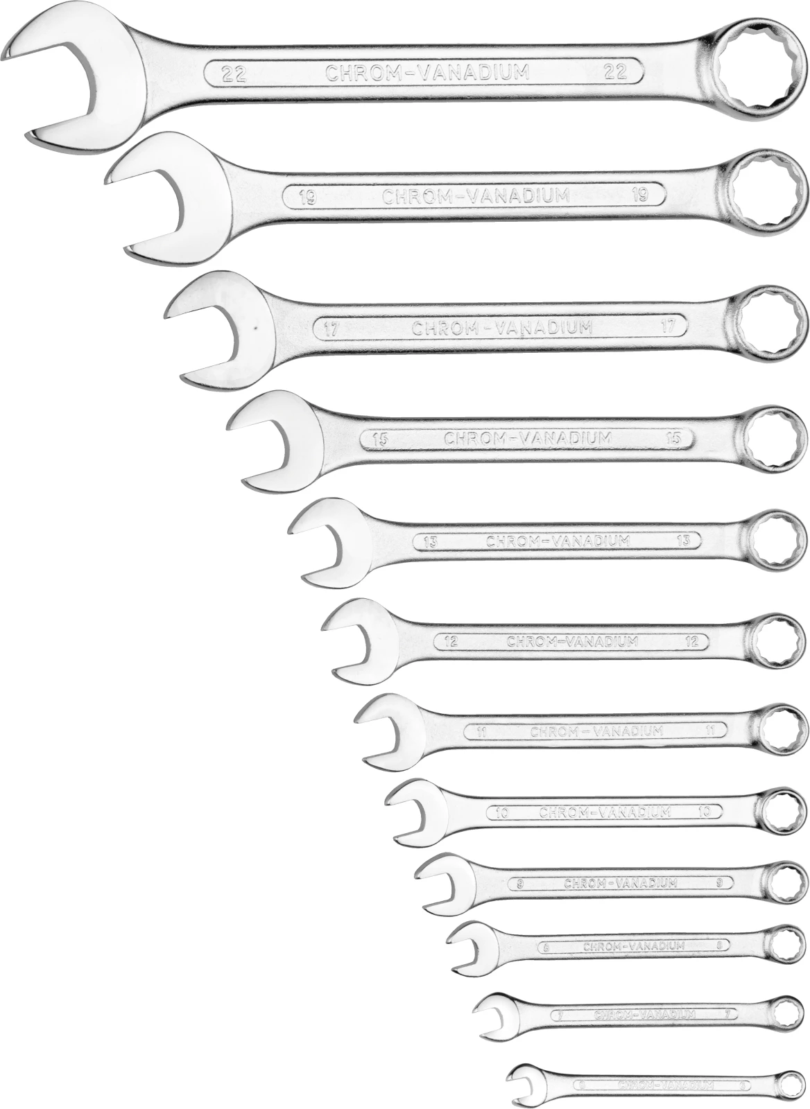 Gabelringschlüsselsatz 12-teilig