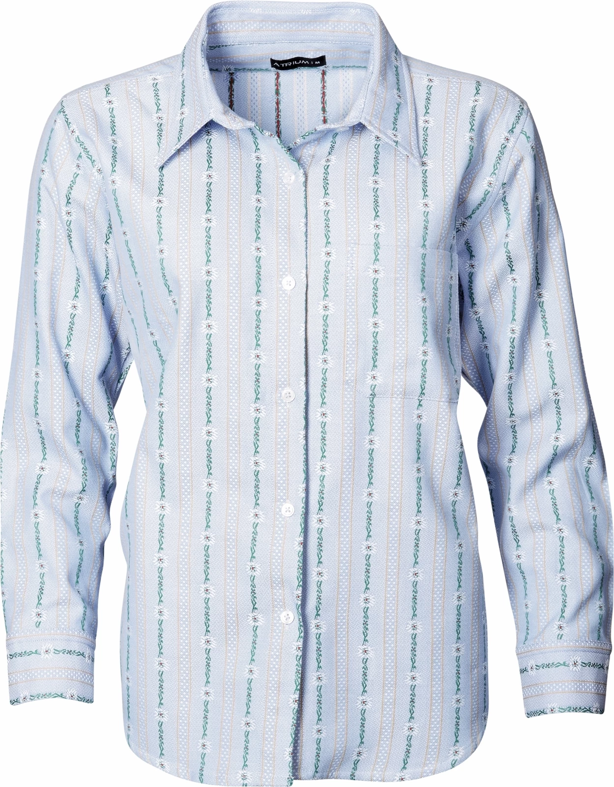 Edelweissbluse blau Gr. M