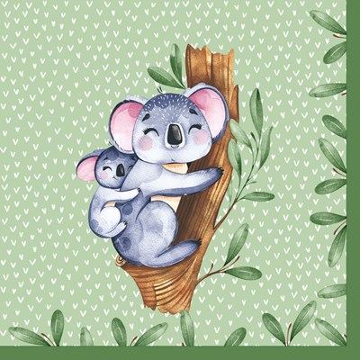 Serviettes 33 × 33 cm Koala