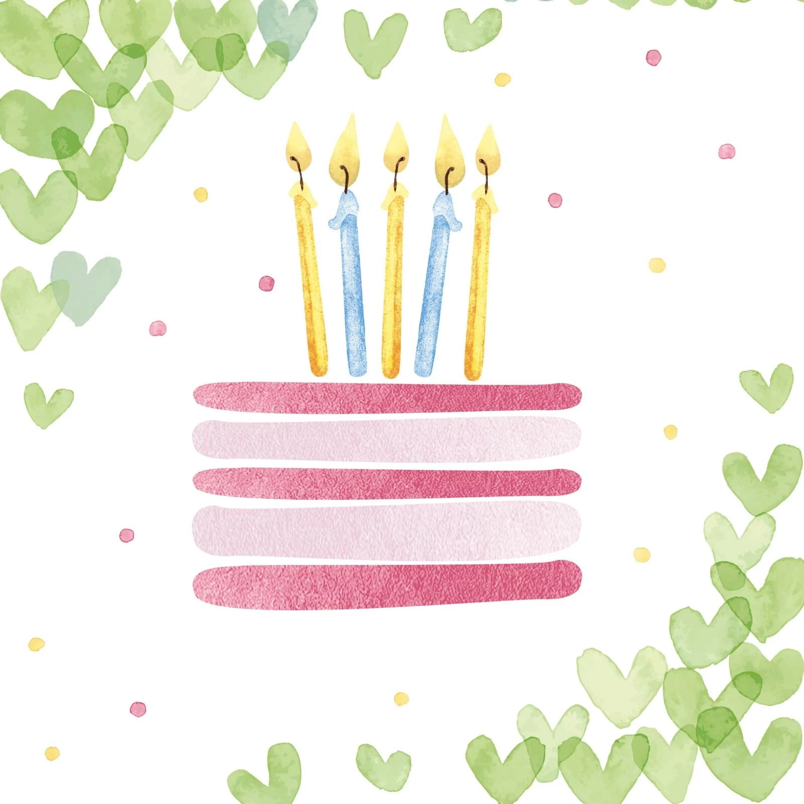 Serviettes 33 × 33 cm anniversaire