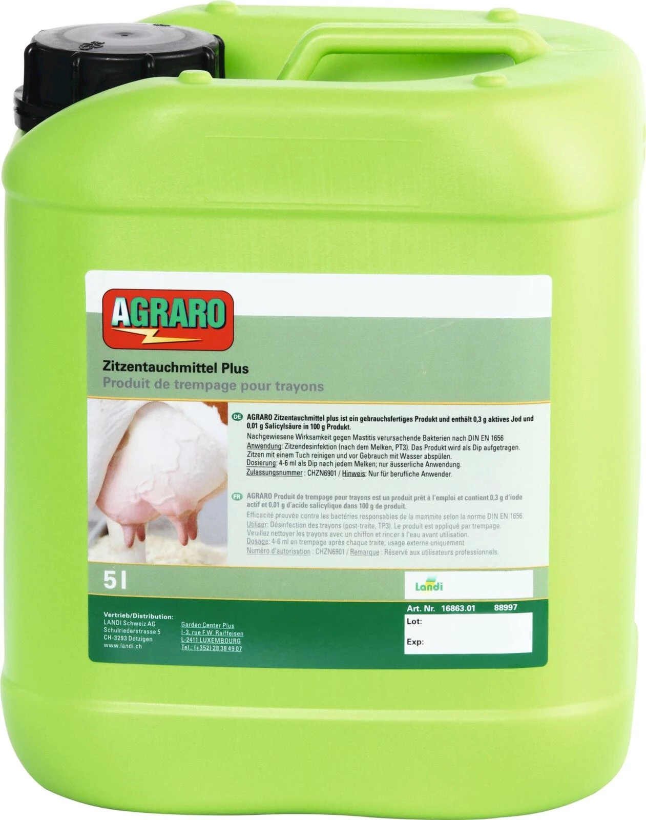 Zitzentauchmittel plus Agraro 5 l II