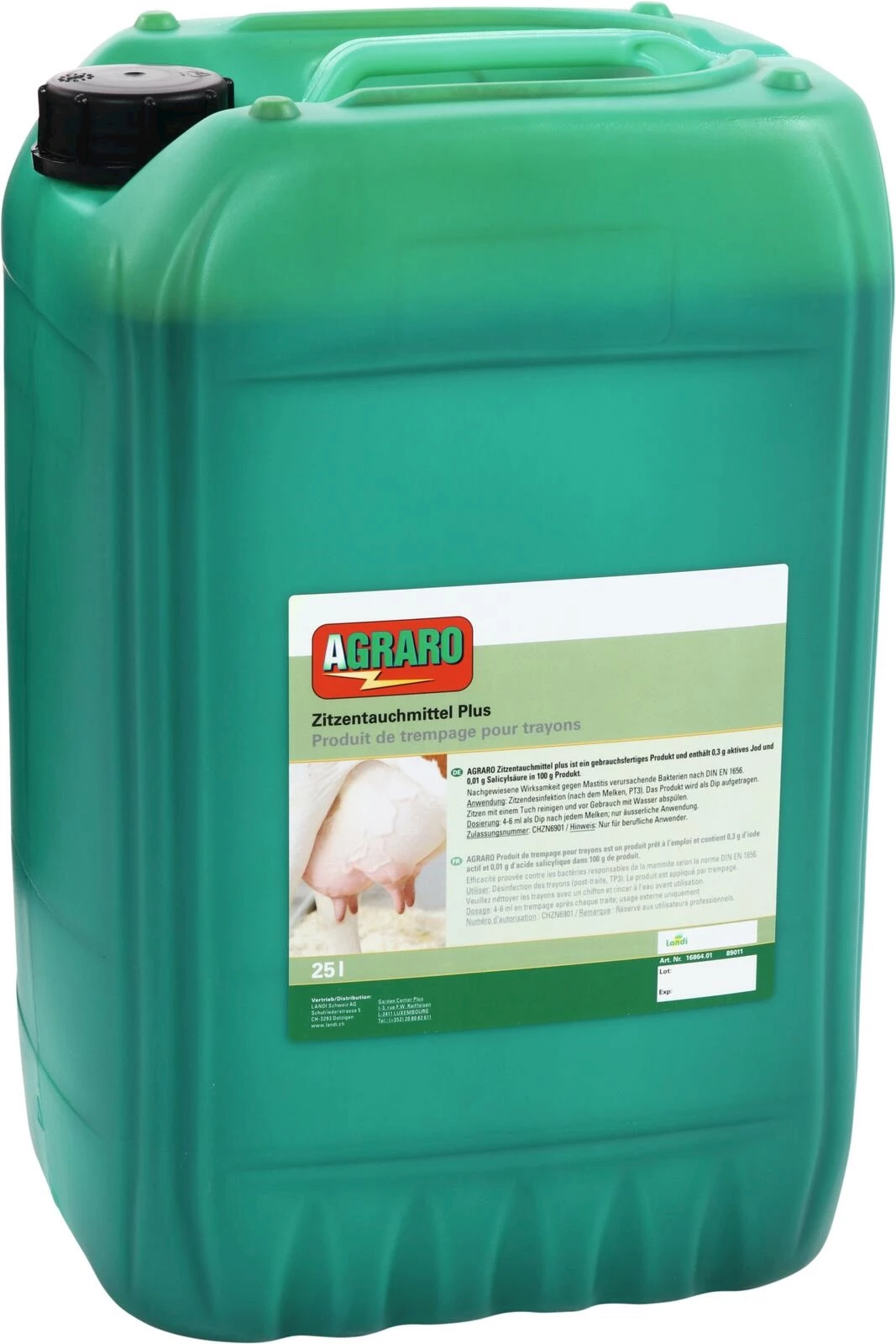 Zitzentauchmittel plus Agraro 25 l II