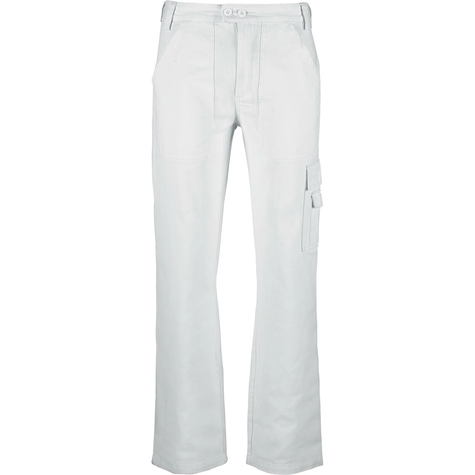 Latzhose „RANGER weiss aus 100% Baumwolle | Robuste Arbeitslatzhose Latzhose „RANGER weiss aus 100% Baumwolle | Robuste Arbeitslatzhose
