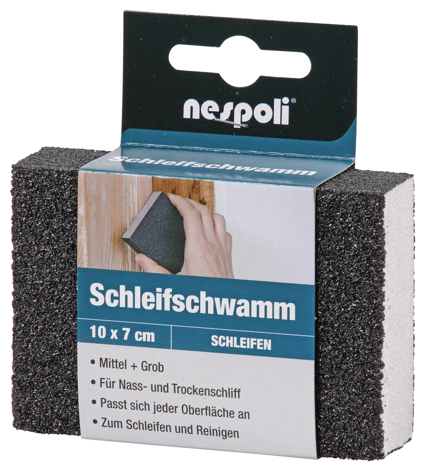 Éponge à poncage moyen/gros