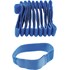 Bracelet velcro bleu 36 cm