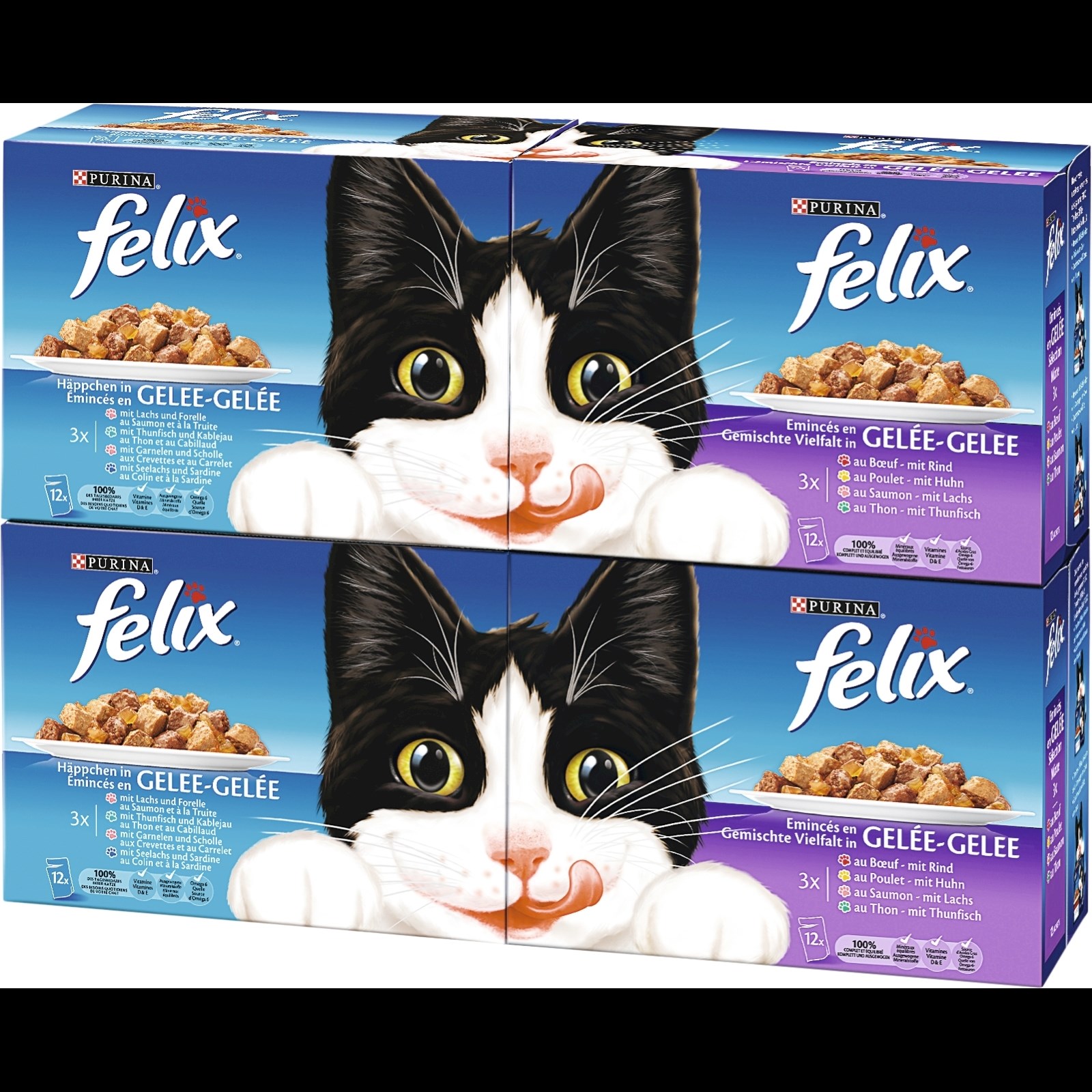 Aliment pour chats Felix 48 × 100 g Acheter - Nourriture humide