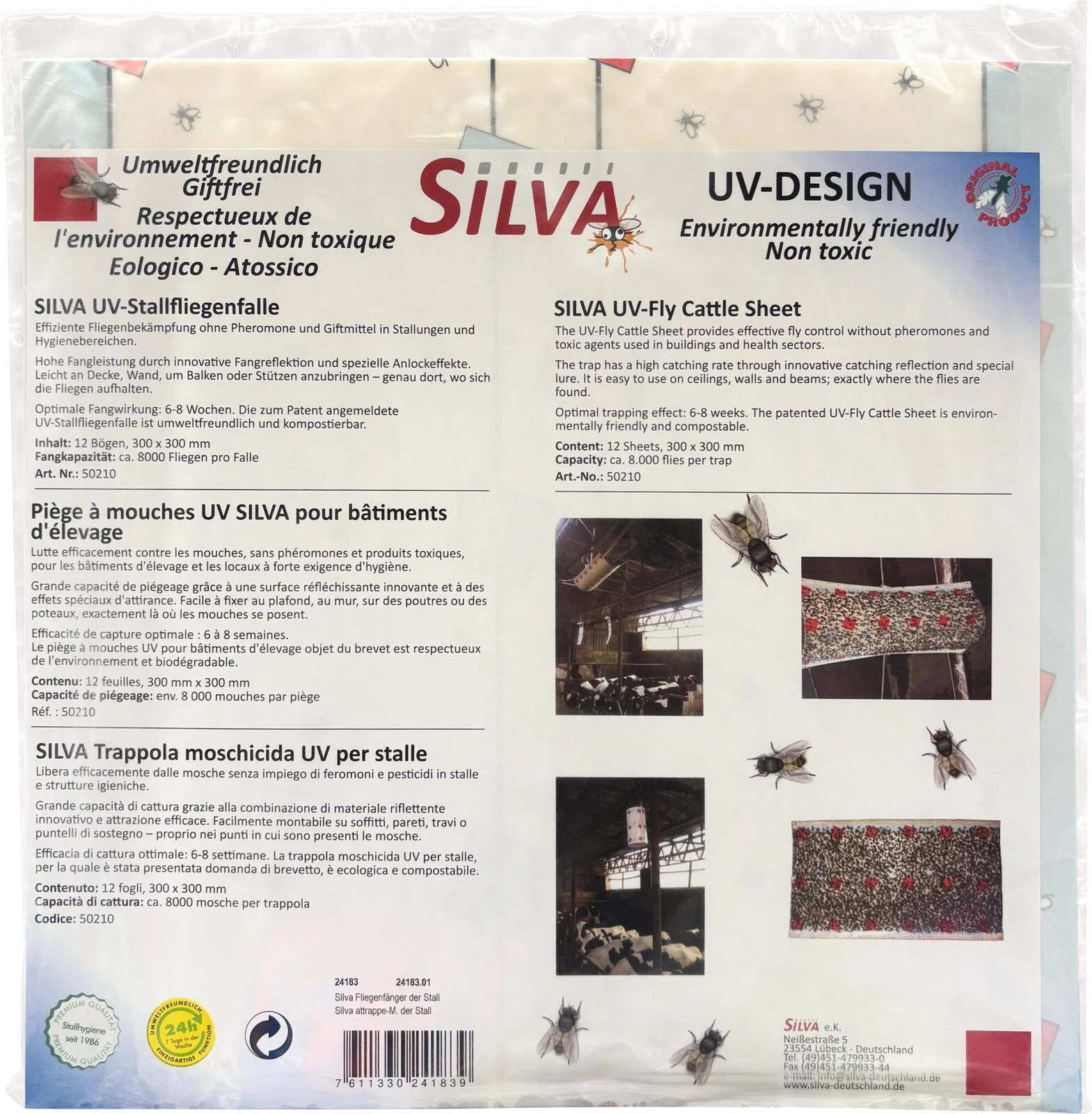 Attr.-mouches p. étable Silva