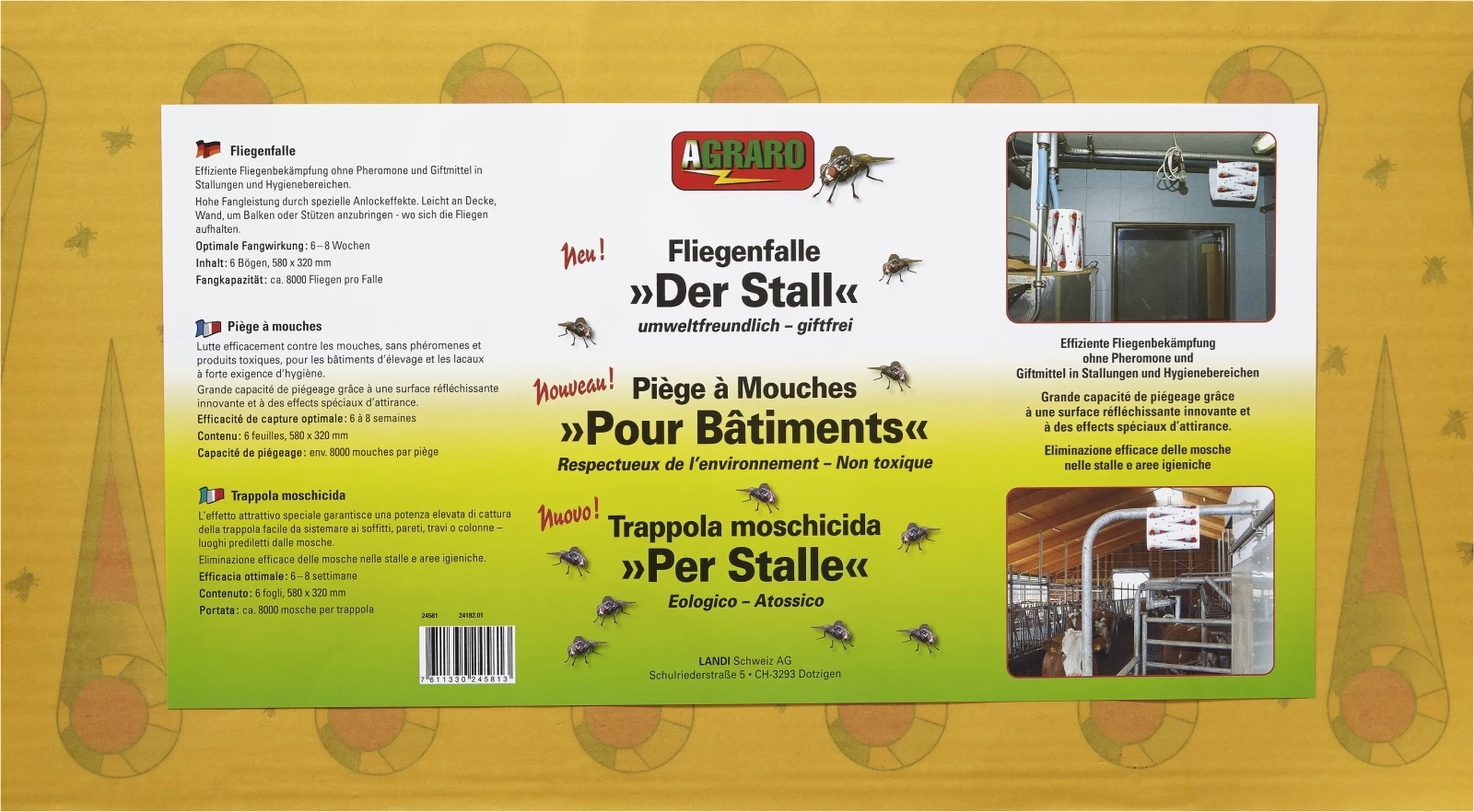 Attrappe-mouches étable Agraro