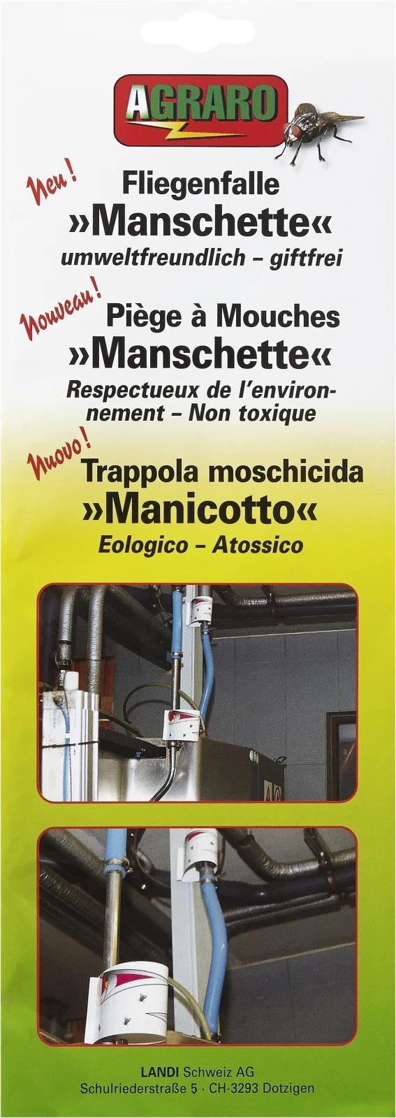 Fliegen Manschette Agraro