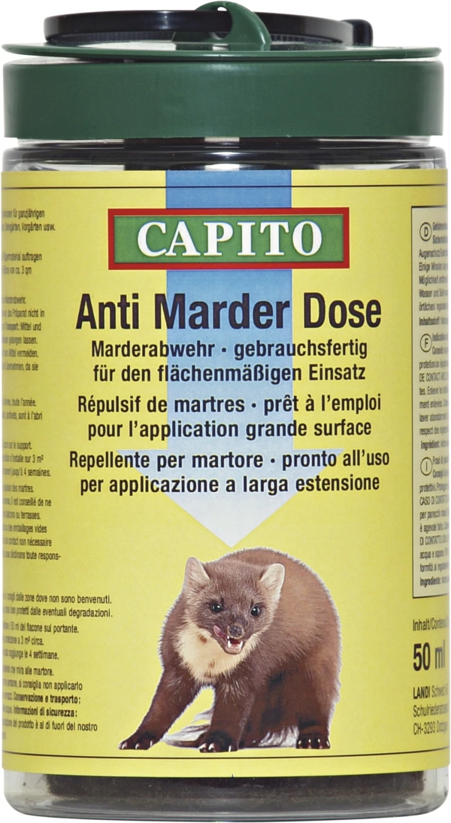 Anti Marder Dose Capito 50 Ml Schadlingsbekampfung Haushalt Landi