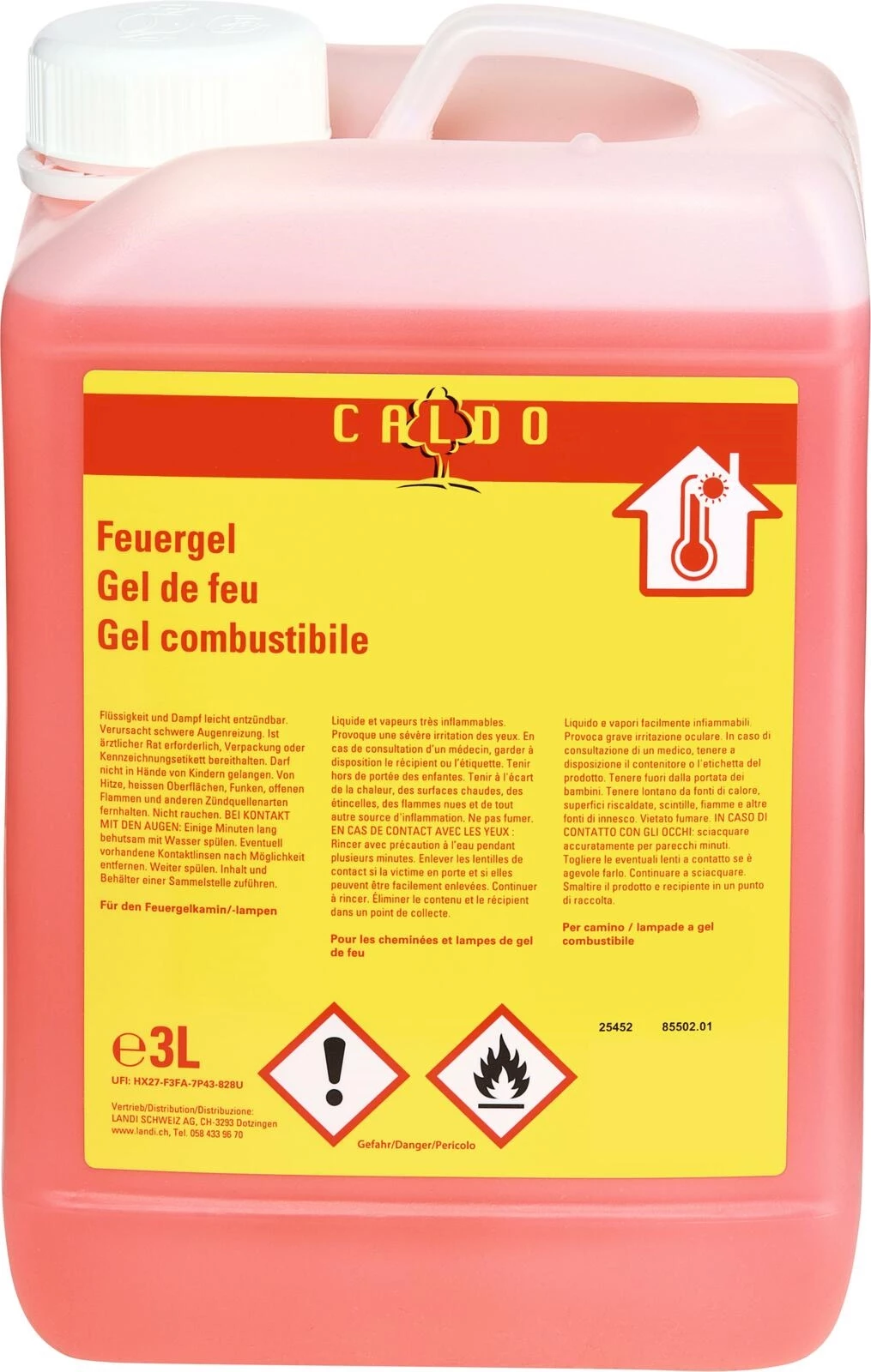 Feuergel Kanister Caldo 3 l