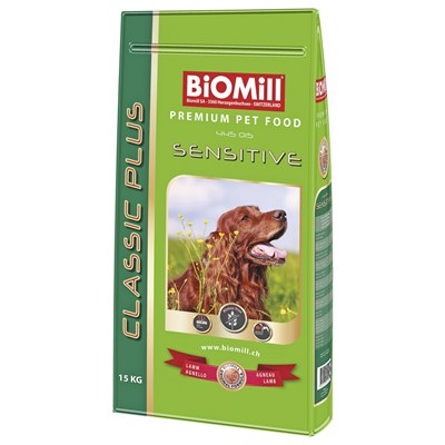 Aliment p. chien Sens. Biomill 15 kg