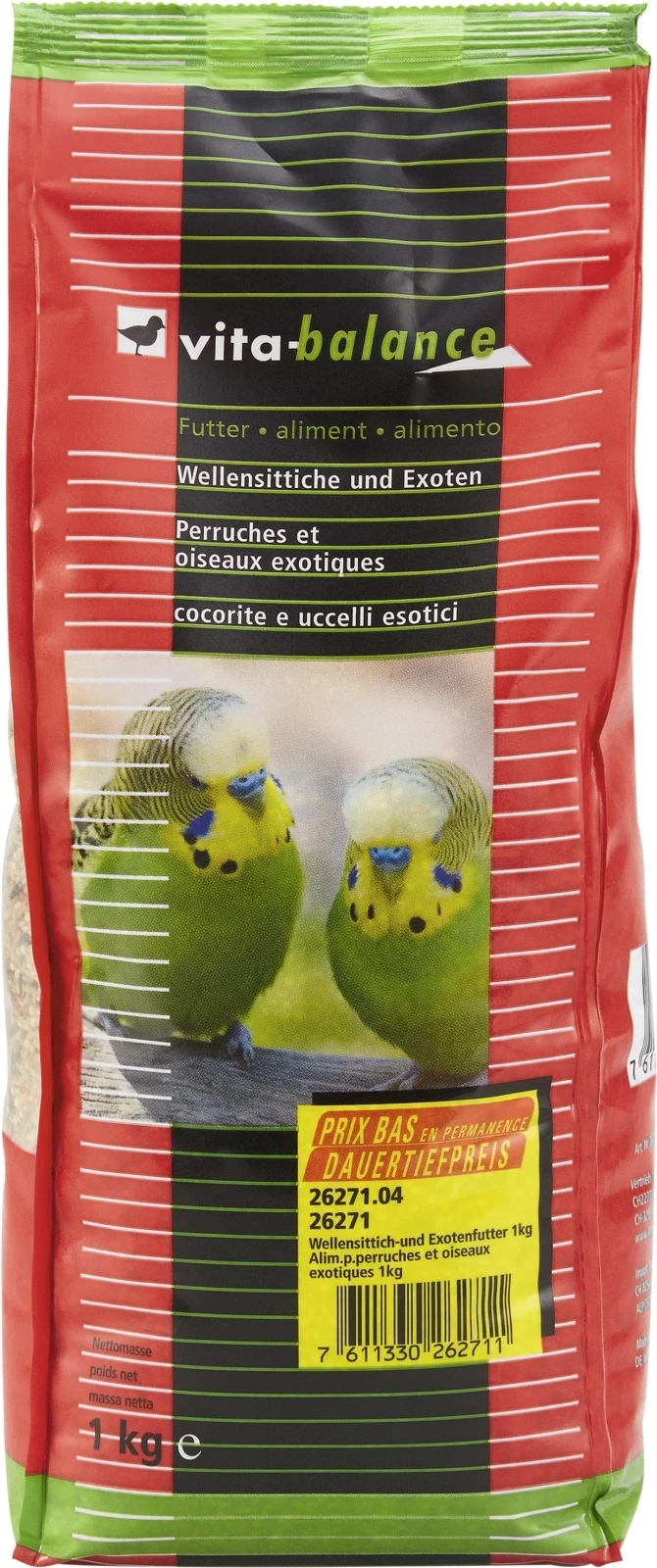 Wellensittich/Exotenfutter 1 kg